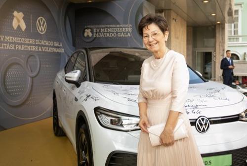 Kiss Katalin kapta a Volkswagen Kék Innovációs Különdíját