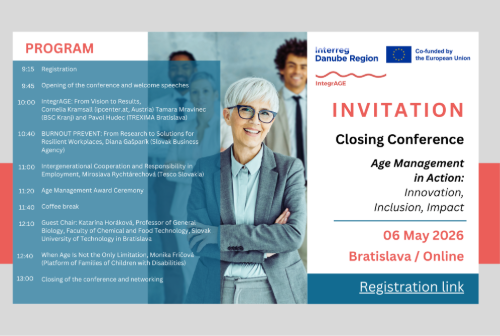 IntegrAGE z�r�konferencia Pozsonyban