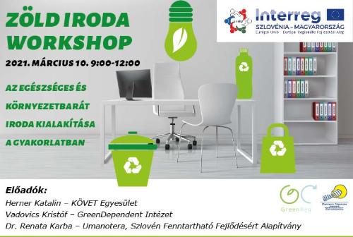 Megrendezsre kerlt a 2. GreenReg tematikus workshop a zld irodrl