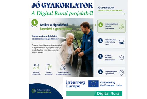 Jó gyakorlatok a Digital Rural projektből - Amikor a digitalizáció összeköti a generációkat Jó gyakorlatok a Digital Rural projektből - Amikor a digitalizáció összeköti a generációkat